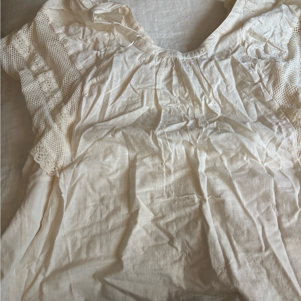 Old Navy Cream Blouse